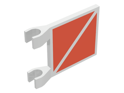 Flag 2 x 2 Square with Diver Stripe Pattern