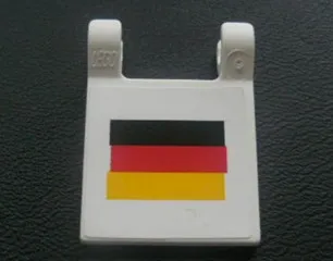 Flag 2 x 2 Square with German Flag Pattern (Sticker) - Set 8672