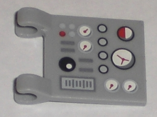 Flag 2 x 2 Square with Control Panel Pattern (Sticker) - Set 5971