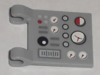 Flag 2 x 2 Square with Control Panel Pattern (Sticker) - Set 5971