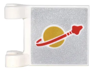 Flag 2 x 2 Square with Classic Space Pattern on Both Sides