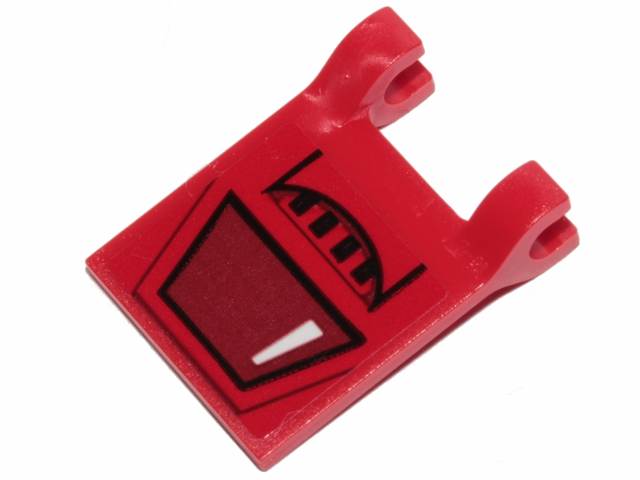 Flag 2 x 2 Square with SW Cloud Car Hull Plate and Vent Pattern (Sticker) - Set 75222