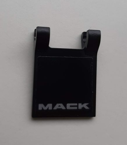 Flag 2 x 2 Square with Silver 'MACK' Pattern (Sticker) - Set 42078