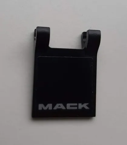 Flag 2 x 2 Square with Silver 'MACK' Pattern (Sticker) - Set 42078