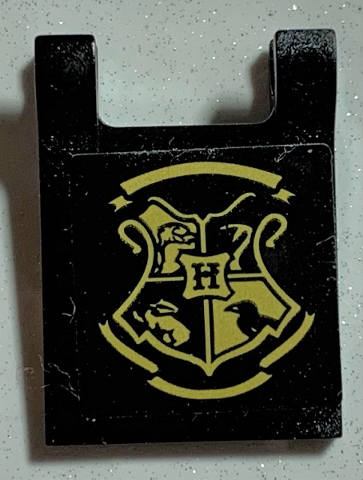 Flag 2 x 2 Square with Hogwarts Four Houses Crest Pattern on Both Sides (Stickers) - Set 75978