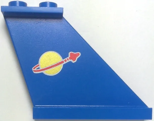 Tail 4 x 1 x 3 with Classic Space Logo Pattern on Both Sides