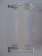 Panel 1 x 2 x 3 - Solid Studs with White Stripe Pattern (Sticker) - Set 10220