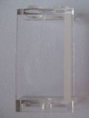 Panel 1 x 2 x 3 - Solid Studs with White Stripe Pattern Model Right Side (Sticker) - Set 10220