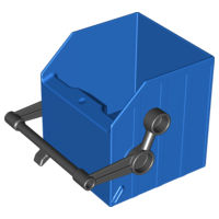 Duplo Garbage Bucket with Black Lever