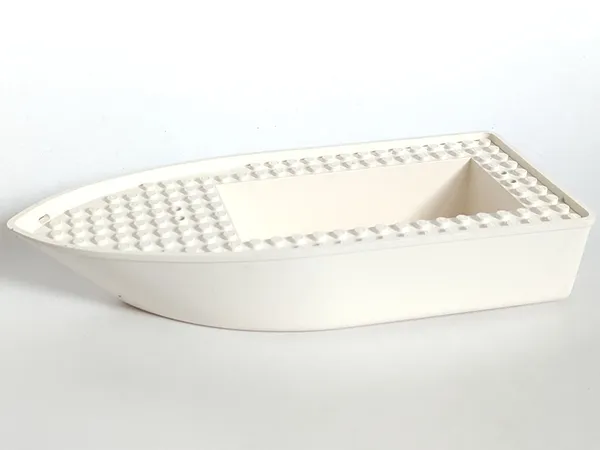 Boat, Hull Unitary 25 x 10 x 4 1/3 Floating with White Deck