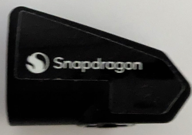 Technic, Panel Fairing # 7 Very Small Smooth Short, Side A with White 'Snapdragon' and Logo Pattern (Sticker) - Set 42165