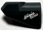 Technic, Panel Fairing # 7 Very Small Smooth Short, Side A with White and Red 'Ninja H2R' Pattern (Sticker) - Set 42170