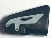 Technic, Panel Fairing # 8 Very Small Smooth Short, Side B with Light Bluish Gray Bracket Pattern (Sticker) - Set 42170