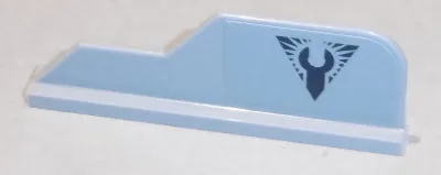 Tail 8 x 1 with Stepped Fin with StarScavenger Logo Pattern Model Left Side (Sticker) - Set 75147