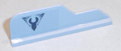 Tail 8 x 1 with Stepped Fin with StarScavenger Logo Pattern Model Right Side (Sticker) - Set 75147