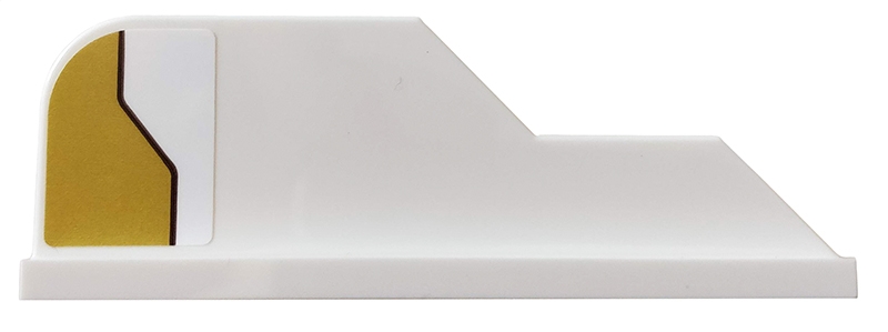 Tail 8 x 1 with Stepped Fin with Gold Decoration Pattern Model Right Side (Sticker) - Set 75970