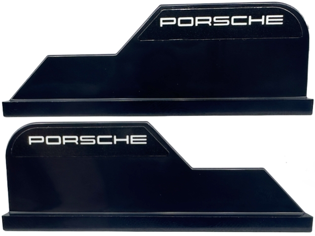 Tail 8 x 1 with White 'PORSCHE' Pattern on Both Sides (Stickers) - Set 76916