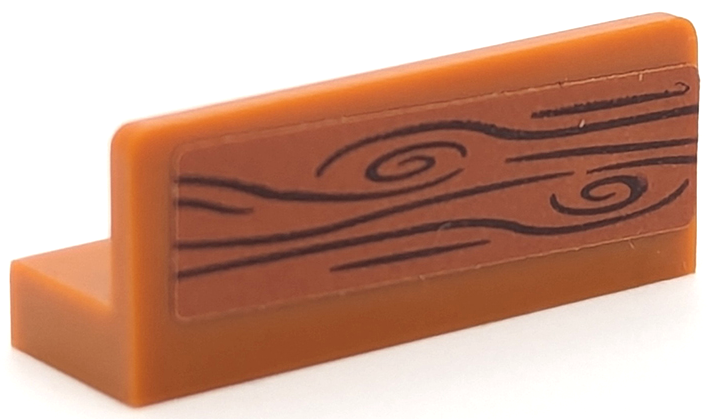 Panel 1 x 3 x 1 with Wood Grain Pattern (Sticker) - Set 41422