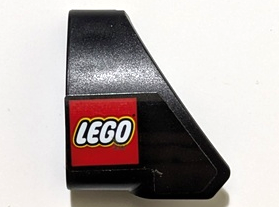 Technic, Panel Curved # 9 3 x 3 Tapered Left with LEGO Logo Pattern (Sticker) - Sets 42151 / 42162