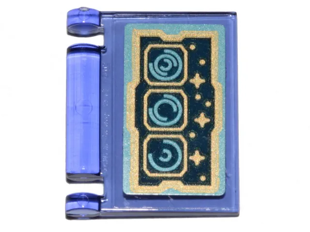 Minifigure, Utensil Book Cover with Control Panel Pattern (Sticker) - Set 70838