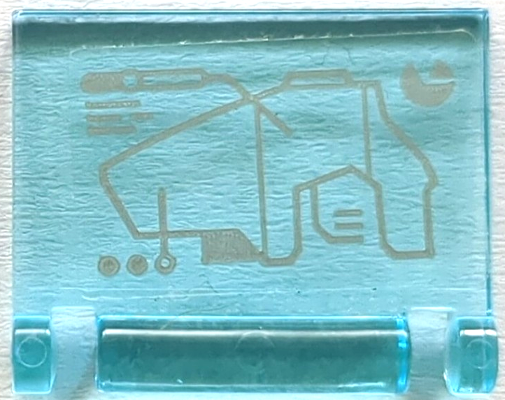 Minifigure, Utensil Book Cover with Infinity Gauntlet / Gorilla Fist Schematic and Pie Chart Pattern (Sticker) - Set 76192