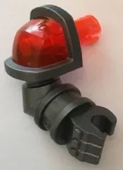 Arm Armored, Right with Trans-Neon Orange Shoulder and Pin Pattern (Nexo Knights Axl)