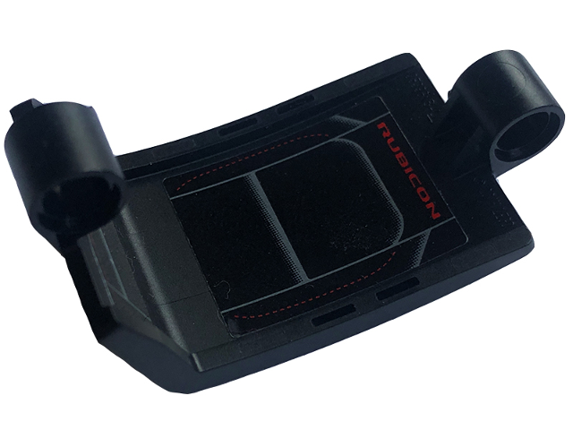 Technic, Panel Curved 3 x 5 x 3 with Seat Cushions, Red 'RUBICON' and Stitching on Inside Pattern (Stickers) - Set 42122