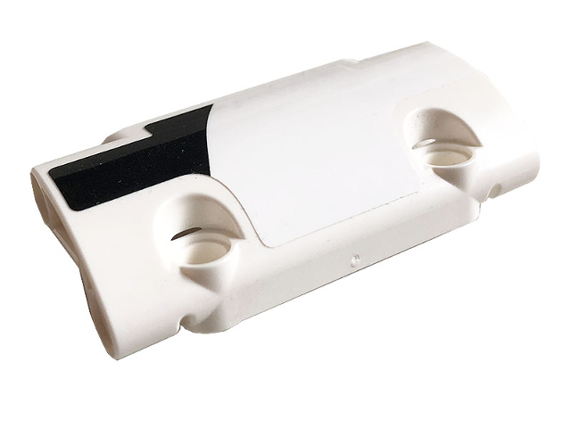 Technic, Panel Curved 7 x 3 with 2 Pin Holes through Panel Surface with Black Stripe Pattern Model Left Side (Sticker) - Set 42096