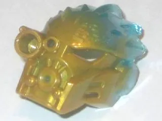 Bionicle Mask of Ice (Unity) with Marbled Trans-Light Blue Pattern