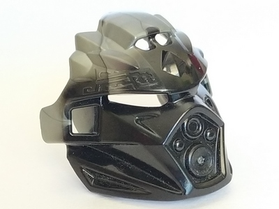 Bionicle Mask of Earth (Unity) with Marbled Flat Silver Pattern