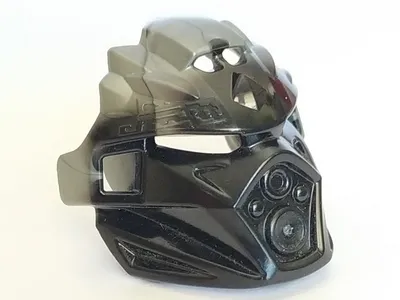 Bionicle Mask of Earth (Unity) with Marbled Flat Silver Pattern