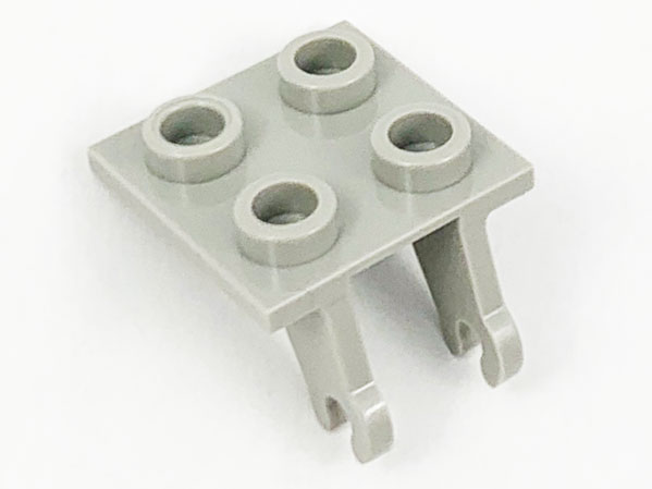 Plate, Modified 2 x 2 Thin with Plane Single Wheel Holder