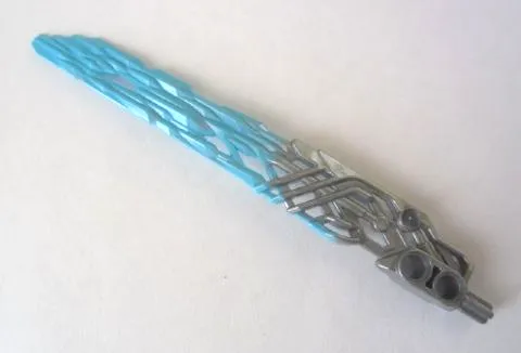Bionicle Weapon Protector Sword with Marbled Medium Azure Pattern
