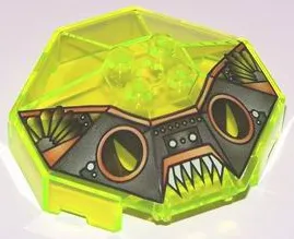 Windscreen 6 x 6 x 2 Octagonal Canopy with Axle Hole with Stingrays Pattern