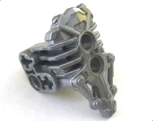 Bionicle Armor Uniter with 2 Pin Holes on Front, Axle and Pin Holes on Sides
