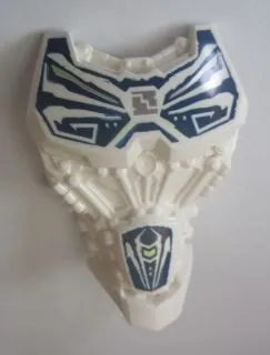 Large Figure Torso with Bionicle Blue and Gray Pattern