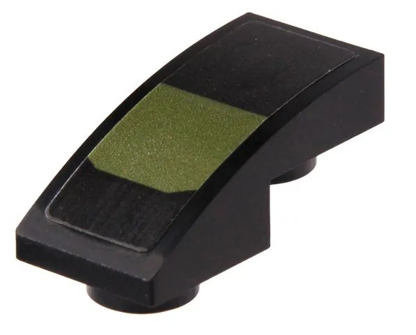 Slope, Curved, Inverted 2 x 1 x 2/3 with Olive Green Geometric Stripe Pattern (Sticker) - Set 76923