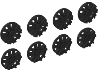 Wheel Cover 10 Spoke (Spokes in Pairs) and 10 Spoke Y Shape for Wheel 18976, 8 in Bag - 4 of Each (Multipack)