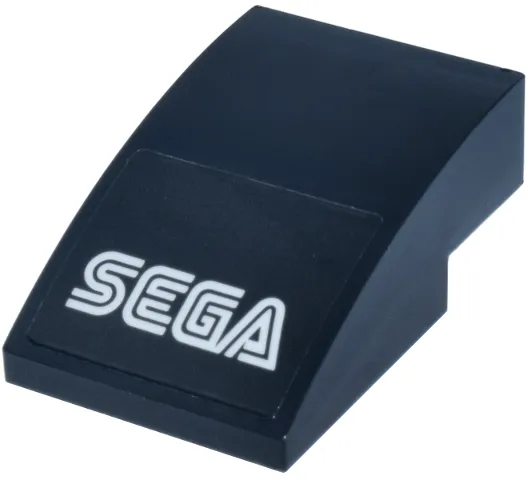 Slope, Curved 3 x 2 with White 'SEGA' Logo Pattern (Sticker) - Set 40926