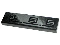 Tile 1 x 4 with '1-3-5' Gearbox Pattern (Sticker) - Set 8466