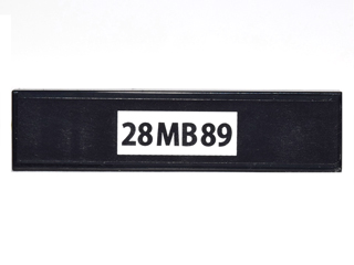 Tile 1 x 4 with '28MB89' Pattern (Sticker) - Set 10937