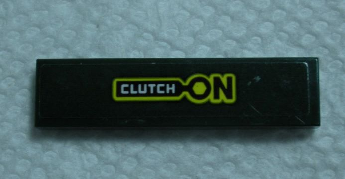 Tile 1 x 4 with 'CLUTCH ON' Pattern (Sticker) - Set 75884