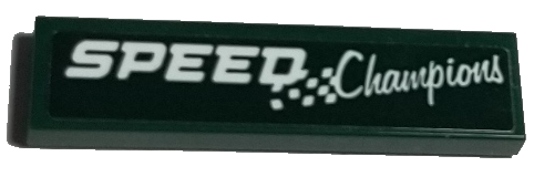 Tile 1 x 4 with 'SPEED Champions' Pattern (Sticker) - Set 75884