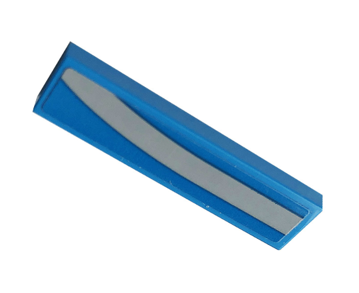 Tile 1 x 4 with Gray Stripe Pattern Model Right Side (Sticker) - Set 42083