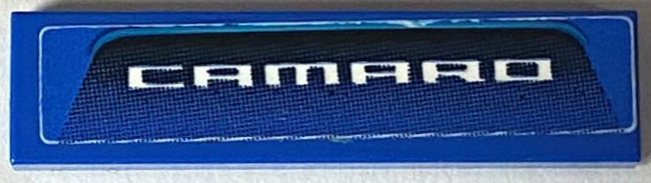 Tile 1 x 4 with White 'CAMARO' Pattern (Sticker) - Set 75891