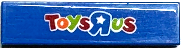 Tile 1 x 4 with Toys "R" Us Logo Pattern (Sticker) - Set 40144