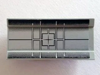 Vehicle, Spoiler / Plow Blade 6 x 3 with Hinge with Black Radar Pattern (Sticker) - Set 10019