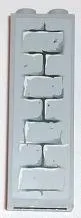 Brick 1 x 2 x 5 with Light Bluish Gray Bricks Pattern (Sticker) - Set 8813/8823