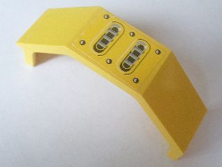 Panel 3 x 2 x 6 with 6 Dots and 2 Vent Openings Pattern (Sticker) - Sets 8250 / 8299