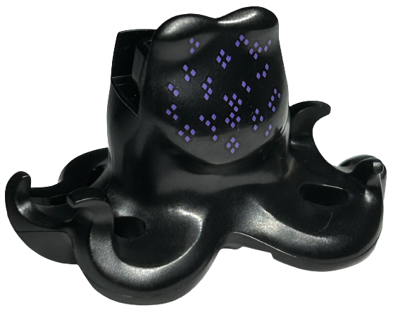 Lower Body, Sea Witch with Tentacles with Dark Purple Squares Pattern